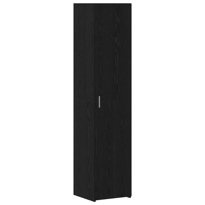 Credenza Rovere Nero 40 x 42,5 x 185 cm
