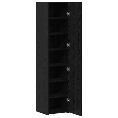 Credenza Rovere Nero 40 x 42,5 x 185 cm