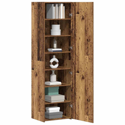Credenza 2 pcs Legno vecchio 50 x 42,5 x 185 cm