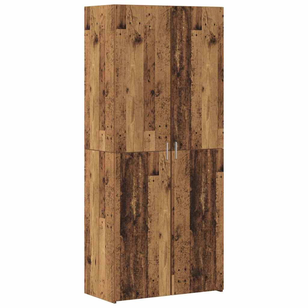Credenza 2 pcs Legno vecchio 80 x 42 x 185 cm