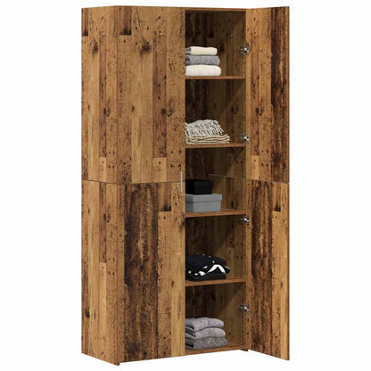 Credenza 2 pcs Legno vecchio 80 x 42 x 185 cm