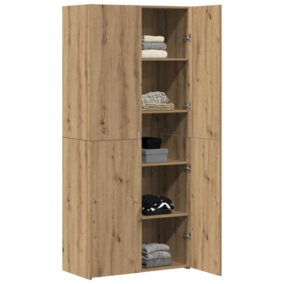 Credenza 2 pcs Rovere artigianale 80 x 42 x 185 cm