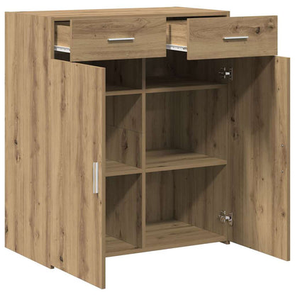 Armadio con cassetto rovere artigianale 80 x 42.5 x 93.5 cm