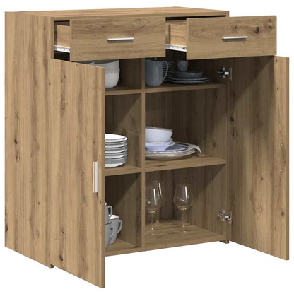 Armadio con cassetto rovere artigianale 80 x 42.5 x 93.5 cm