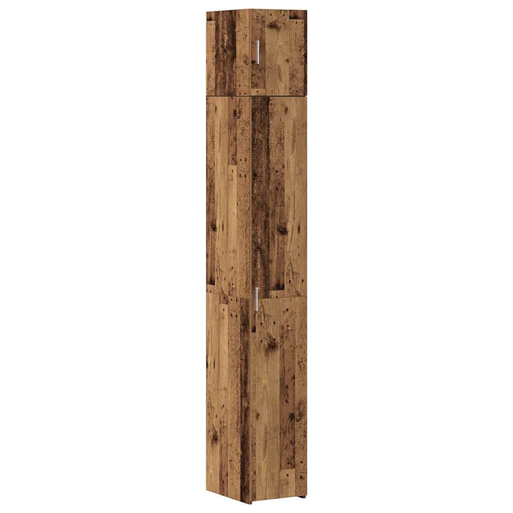 Armadio 3 pcs Legno vecchio 30 x 42,5 x 225 cm