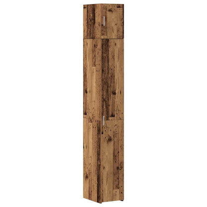 Armadio 3 pcs Legno vecchio 30 x 42,5 x 225 cm