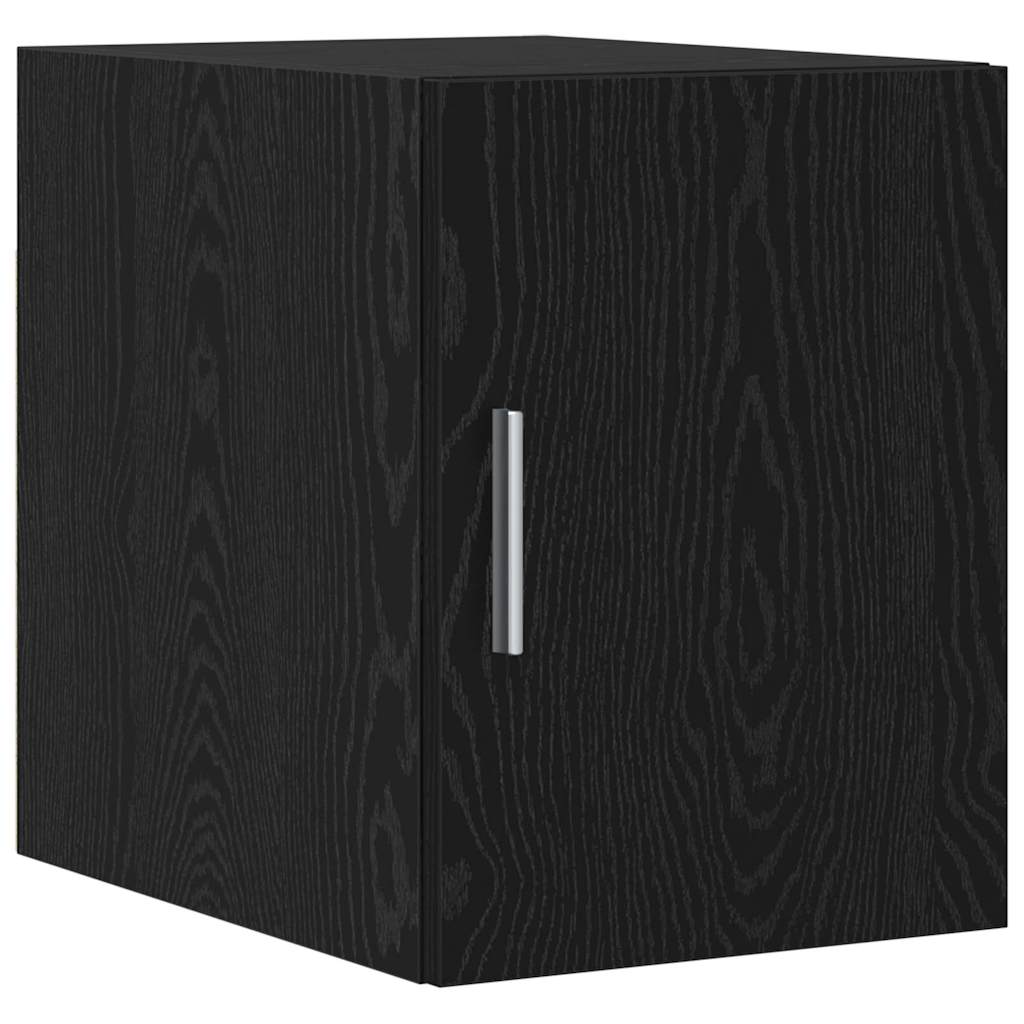 Armadio con cassetto 2 pcs Rovere Nero 30 x 42,5 x 225 cm