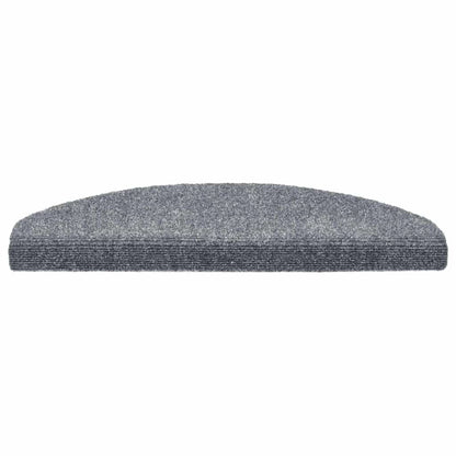 Tappetini per scale autoadesivi 20 pz 65x21x4 cm Grigio chiaro Semicircolari Grandi