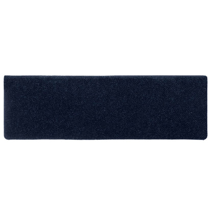 Tappetini per scale autoadesivi 30 pz 65x21x4 cm blu navy bordo rettangolare
