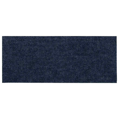 Tappetini per scale autoadesivi 30 pz 60x25 cm blu navy rettangolari