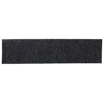 Tappetini per scale autoadesivi 30 pz 76x20 cm Grigio Scuro Rettangolari