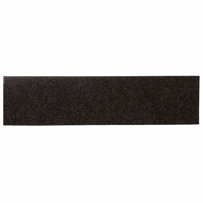Tappetini per scale autoadesivi 30 pz 76x20 cm marrone scuro rettangolari
