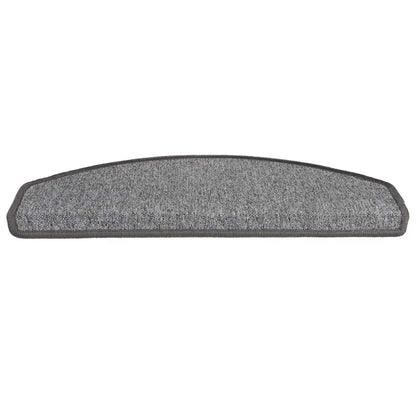 Tappetini per scale 20 pz 65x24x4 cm Grigio scuro Semicircolari Grandi