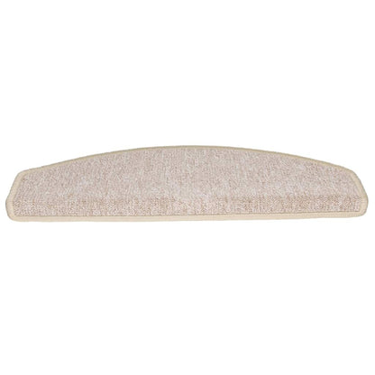 Tappetini per scale 20 pz 65x24x4 cm tortora semicircolari grandi