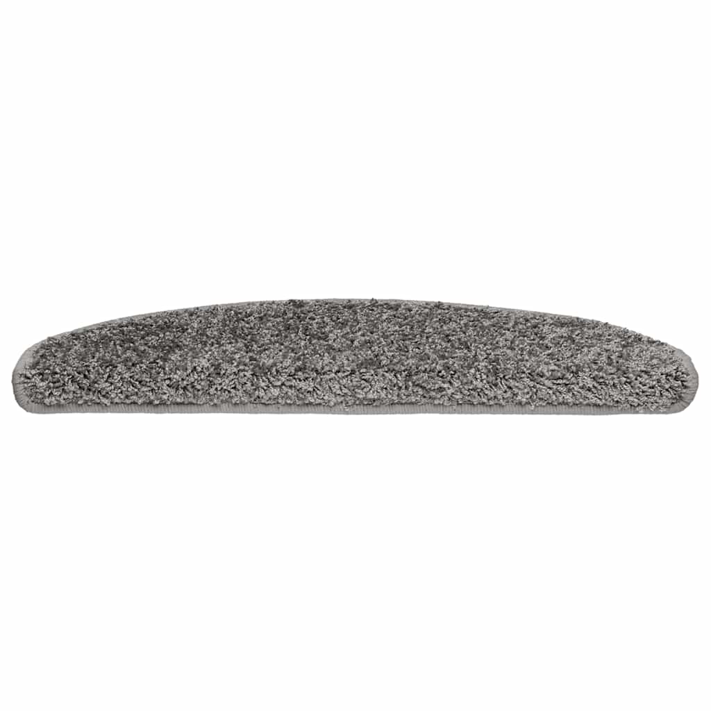 Tappetini per scale 20 pz 65x21x4 cm Grigio Semicircolari Grandi
