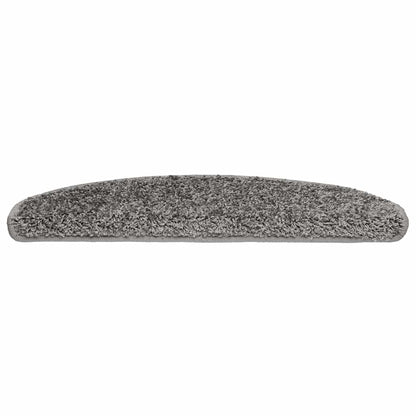 Tappetini per scale 20 pz 65x21x4 cm Grigio Semicircolari Grandi