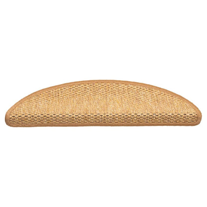 Tappeti Autoadesivi Scale Aspetto Sisal 30 pz 56x17x3 cm Sisal