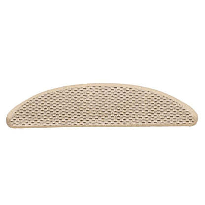 Tappeti Autoadesivi Scale Aspetto Sisal 30pz 56x17x3 cm Berbero