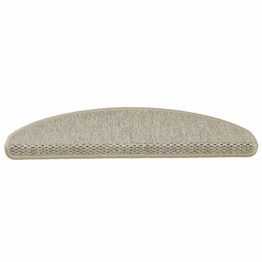 Tappeti Adesivi Scale Aspetto Sisal 30pz 65x21x4cm Verde Chiaro