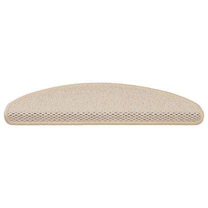 Tappeti Autoadesivi Scale Aspetto Sisal 30pz 65x21x4 cm Berbero
