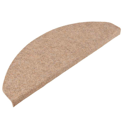 Tappetini Autoadesivi per Scale 20 pz Beige 65x22,5x3,5 cm