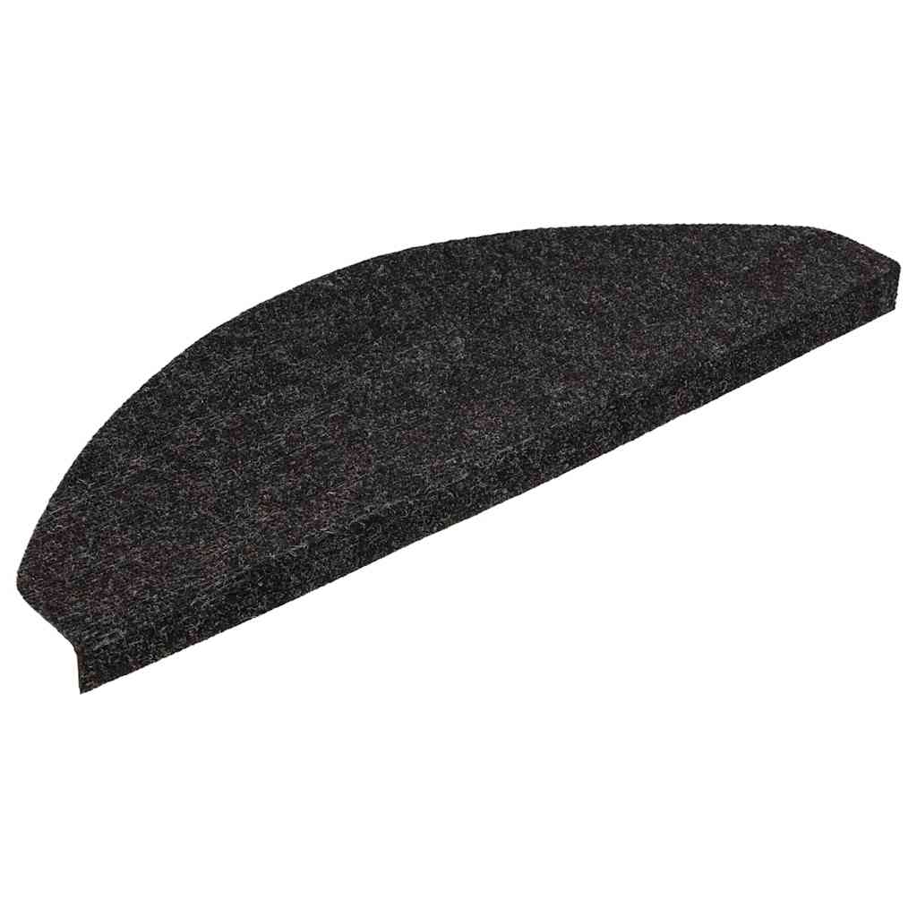 Tappetini Autoadesivi per Scale 30 pz Antracite 65x22,5x3,5 cm