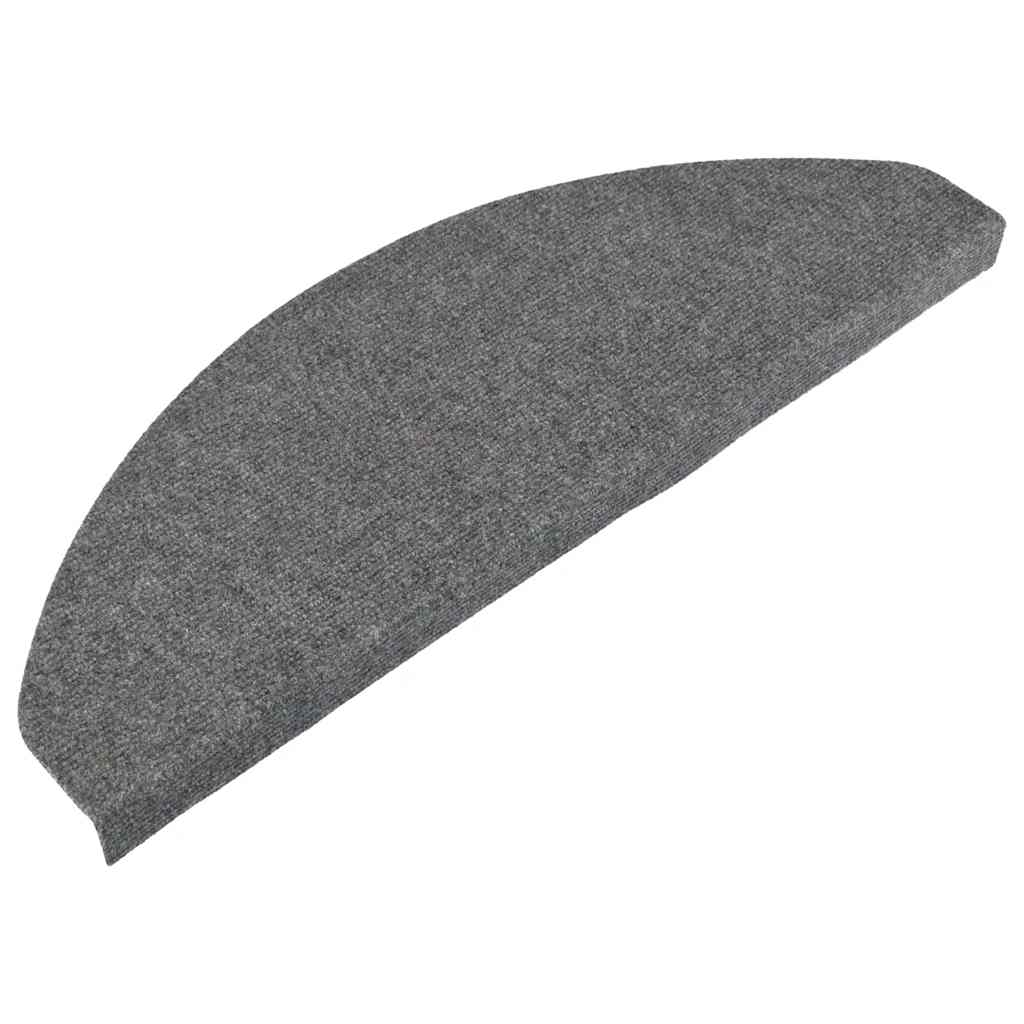Tappetini Autoadesivi per Scale 30 pz Grigi 65x22,5x3,5 cm