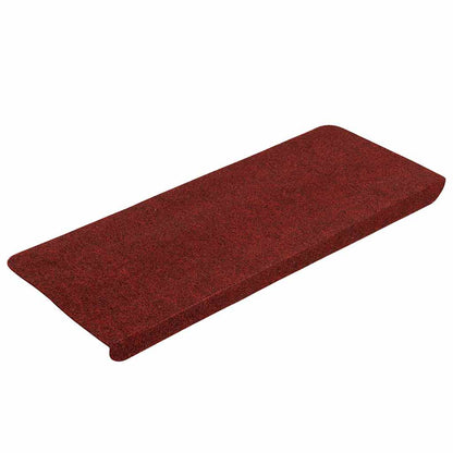 Tappetini Autoadesivi per Scale 30 pz Rossi 65x22,5x3,5 cm