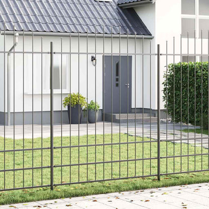 Recinzione per Giardino 2 pcs Grigio 170 x 225 cm