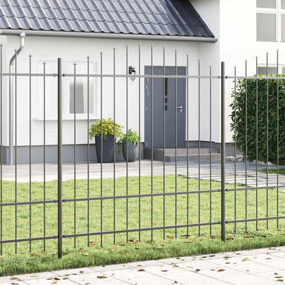 Recinzione per Giardino 3 pcs Grigio 170 x 215 cm