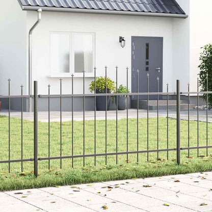 Recinzione per Giardino 4 pcs Grigio 170 x 140 cm