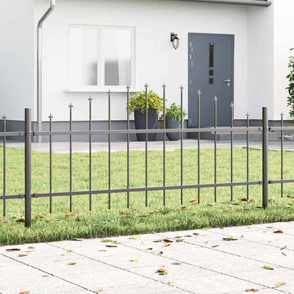 Recinzione per Giardino 5 pcs Grigio 170 x 140 cm