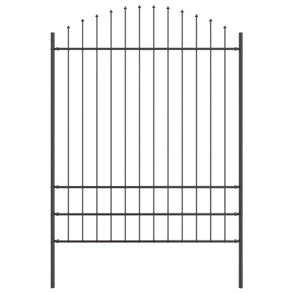 Recinzione per Giardino 6 pcs Grigio 170 x 225 cm