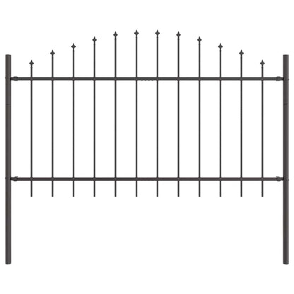 Recinzione per Giardino 7 pcs Grigio 170 x 140 cm