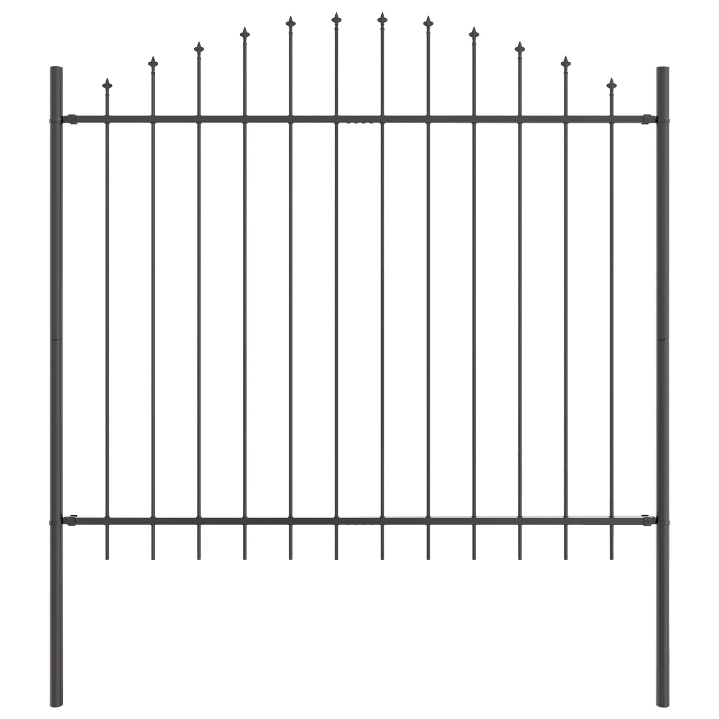 Recinzione per Giardino 7 pcs Grigio 170 x 190 cm