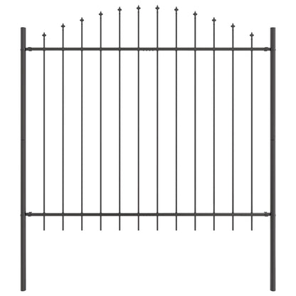 Recinzione per Giardino 7 pcs Grigio 170 x 190 cm