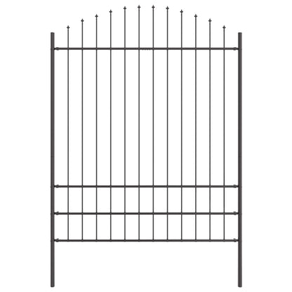 Recinzione per Giardino 7 pcs Grigio 170 x 225 cm
