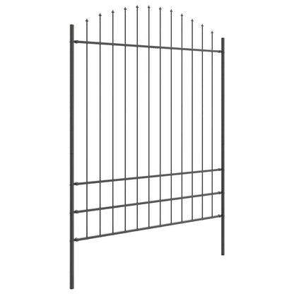 Recinzione per Giardino 7 pcs Grigio 170 x 225 cm