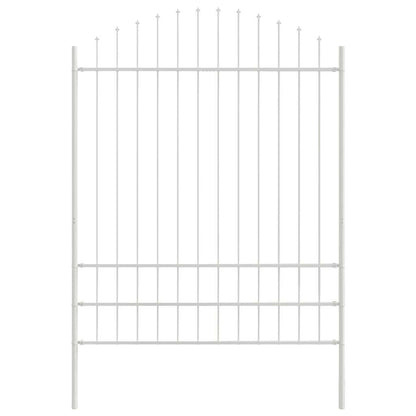 Recinzione per Giardino 2 pcs Bianco 170 x 225 cm