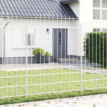 Recinzione per Giardino 4 pcs Bianco 170 x 225 cm