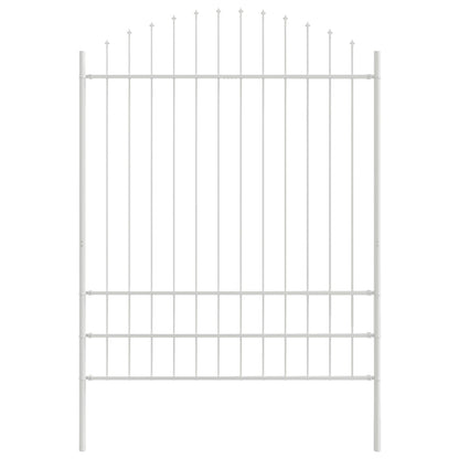 Recinzione per Giardino 4 pcs Bianco 170 x 225 cm