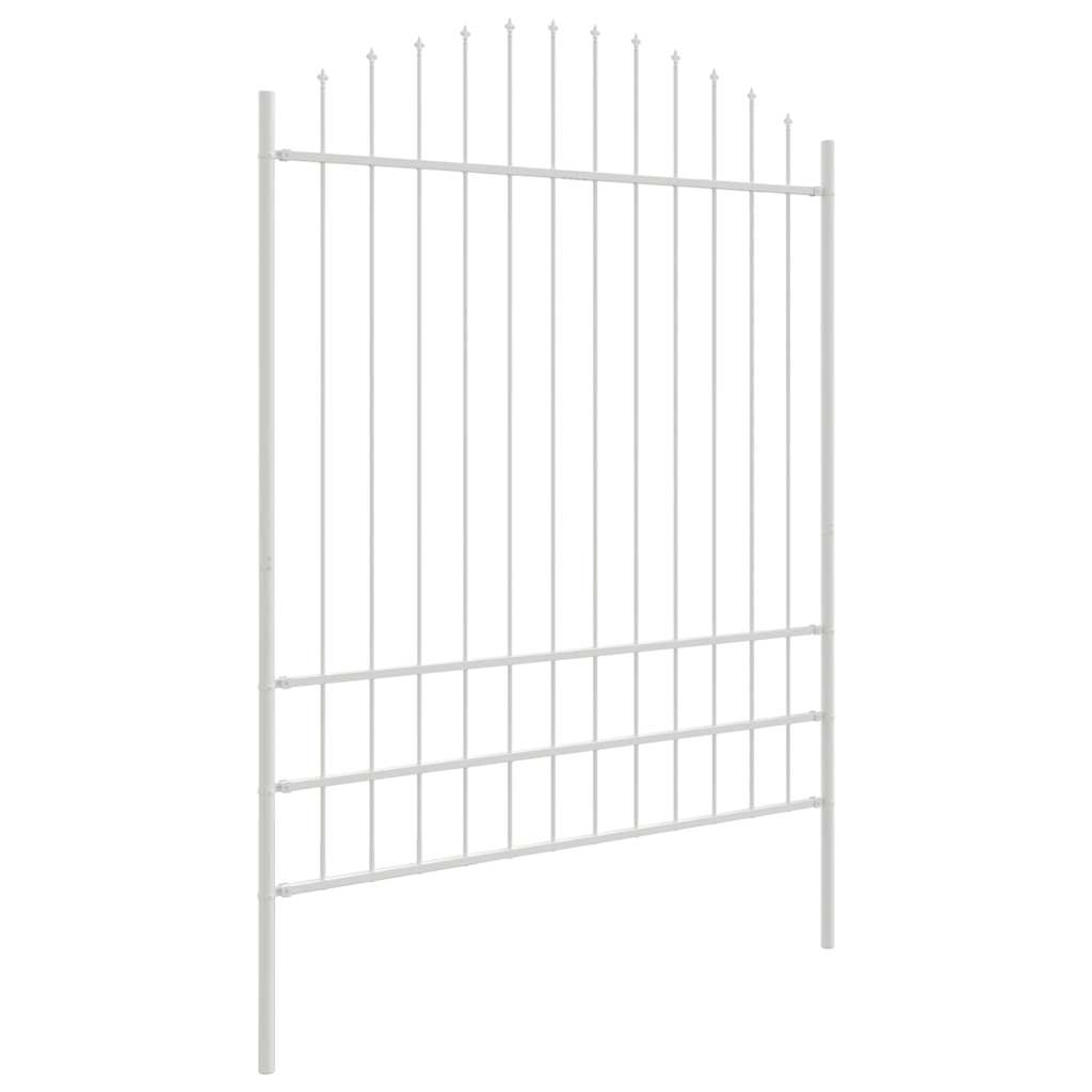 Recinzione per Giardino 4 pcs Bianco 170 x 225 cm