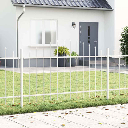 Recinzione per Giardino 5 pcs Bianco 170 x 140 cm