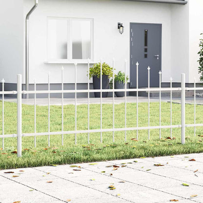 Recinzione per Giardino 6 pcs Bianco 170 x 140 cm