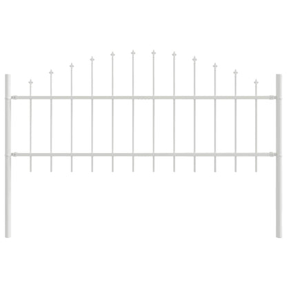 Recinzione per Giardino 7 pcs Bianco 170 x 140 cm
