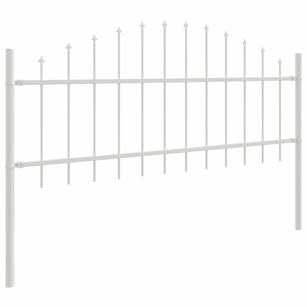 Recinzione per Giardino 7 pcs Bianco 170 x 140 cm
