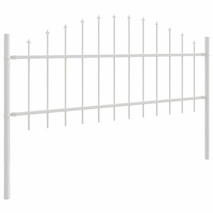 Recinzione per Giardino 7 pcs Bianco 170 x 140 cm