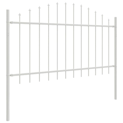 Recinzione per Giardino 7 pcs Bianco 170 x 140 cm