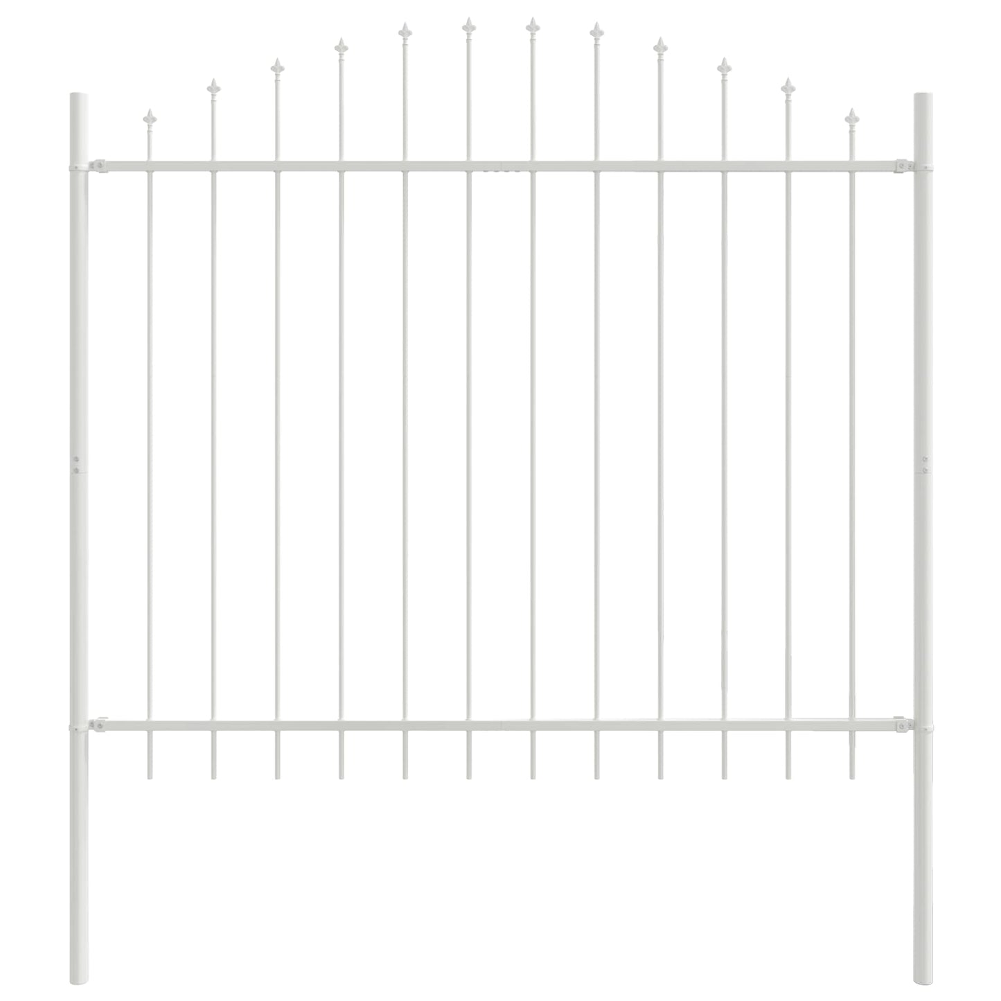 Recinzione per Giardino 7 pcs Bianco 170 x 165 cm