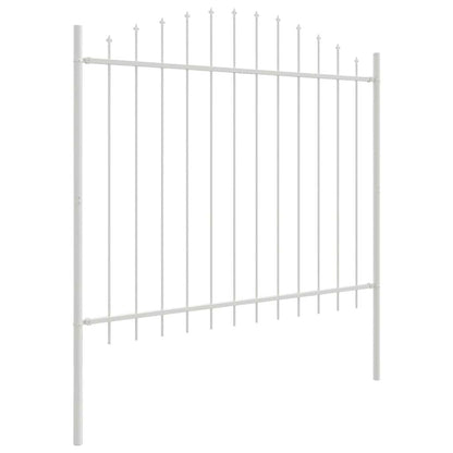 Recinzione per Giardino 7 pcs Bianco 170 x 165 cm
